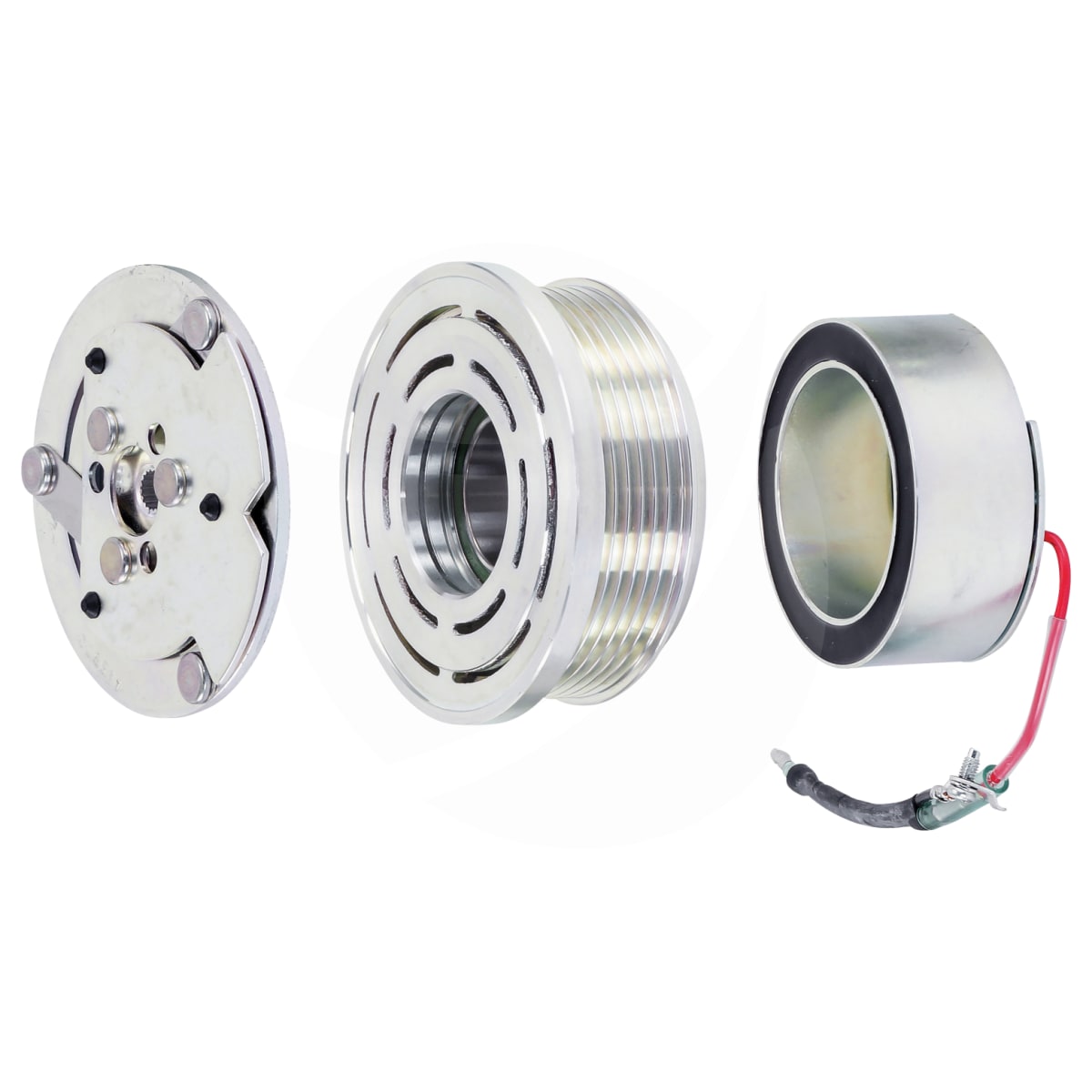CLUTCH ASSEMBLY, SANDEN, TR105 3305, 12V, 6PV, 95MM, FORD FALCON EF 6